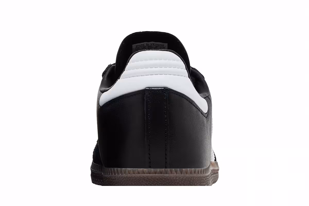 adidas Samba Indoor K Black White Gum, view 8