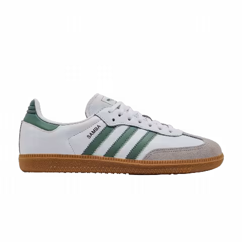 adidas Samba OG J 'White Silver Green'