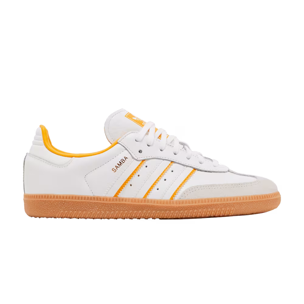adidas Samba OG J White Crew Yellow