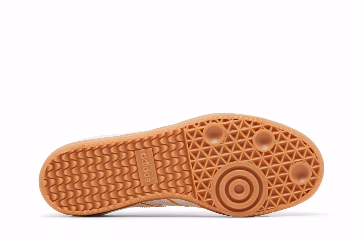 adidas Samba OG J White Crew Yellow, view 5