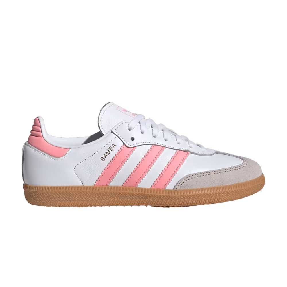 adidas Samba OG J White Semi Pink Spark
