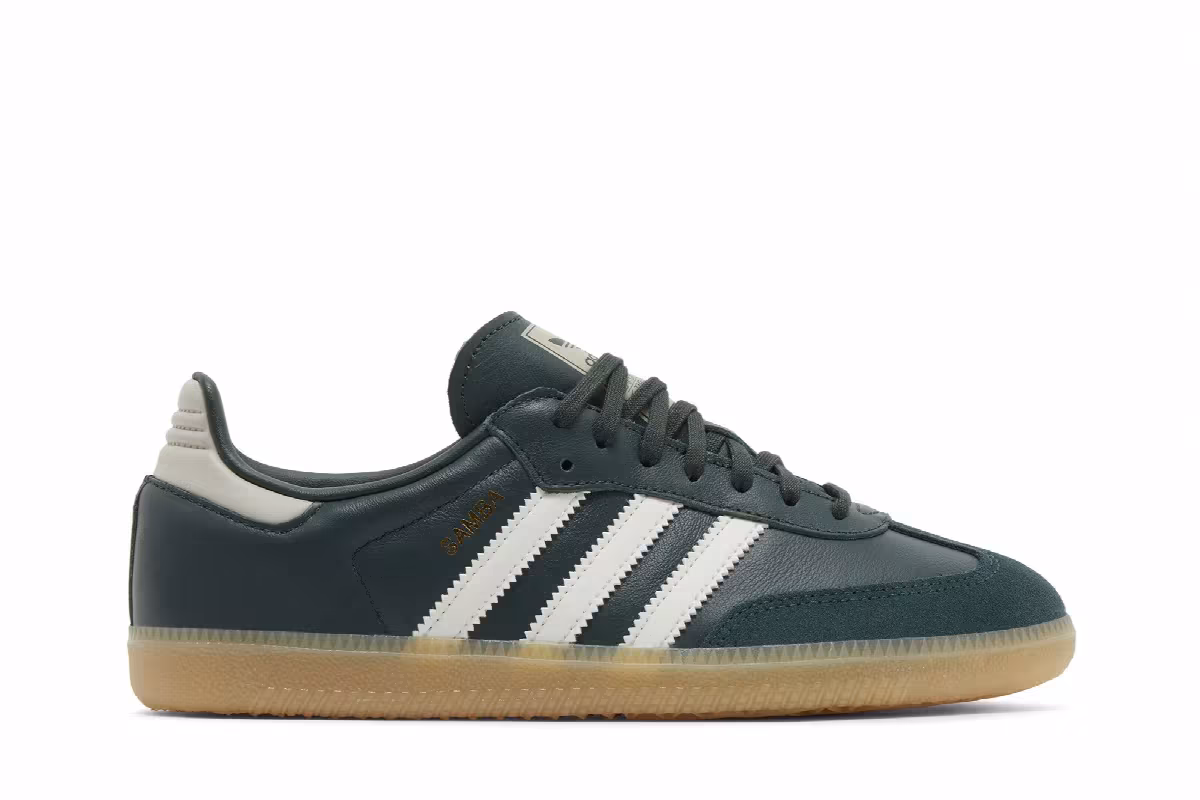 adidas Samba OG J Mineral Green, view 2