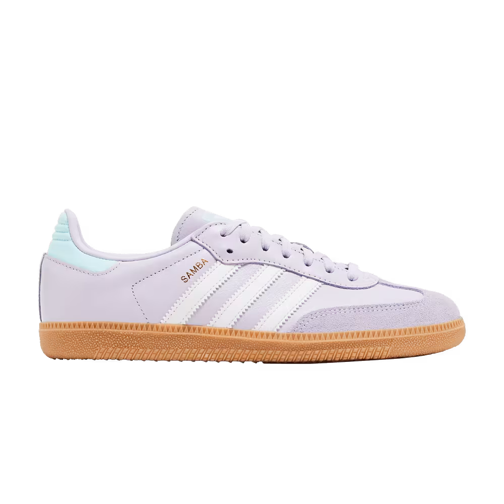 adidas Samba OG J Silver Dawn Aqua