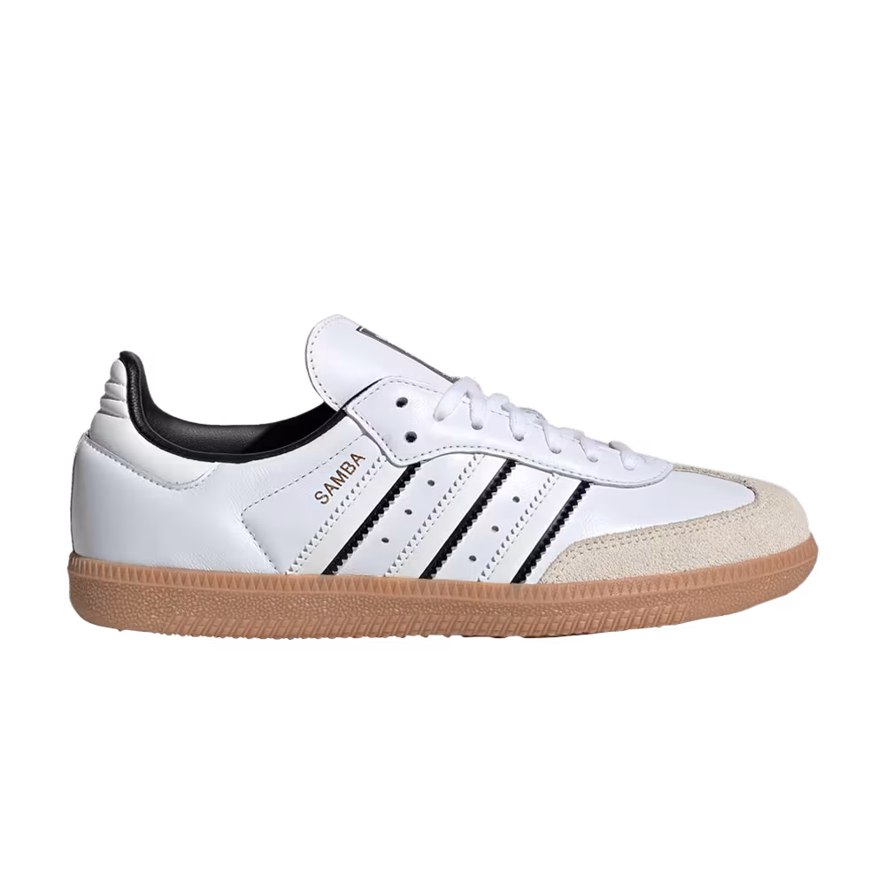 adidas Samba OG J Double White Black Gum