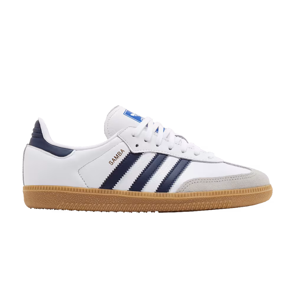 adidas Samba OG Big Kid White Night Indigo Gum