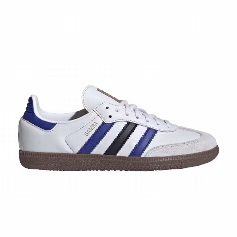 Adidas Samba OG J 'White Active Blue Black'