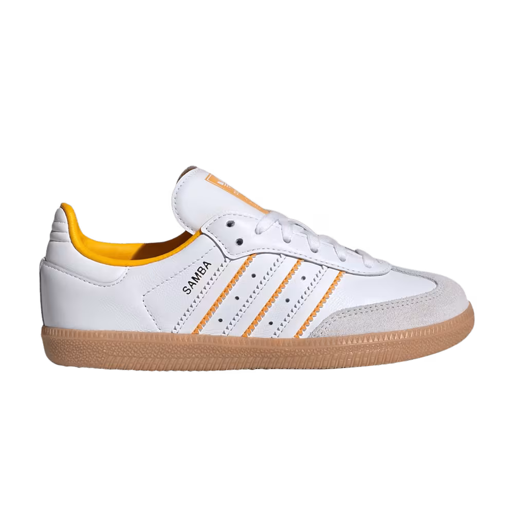 adidas Samba OG C White Crew Yellow