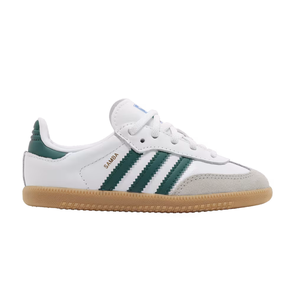 adidas Samba OG I White Collegiate Green Gum