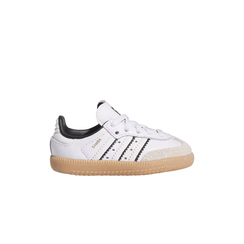 Adidas Samba OG EL I Double White Black Gum