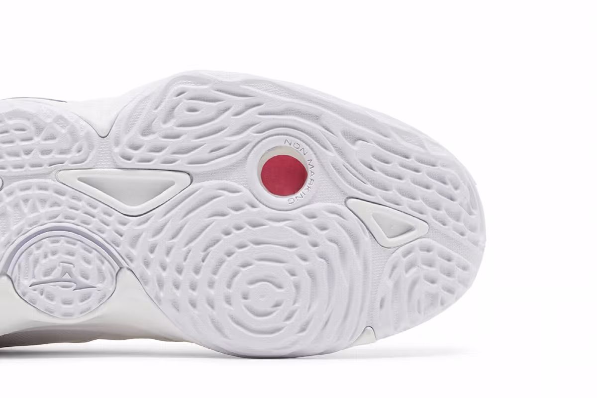 Mizuno Women's Wave Momentum 3 White Navy, view 6