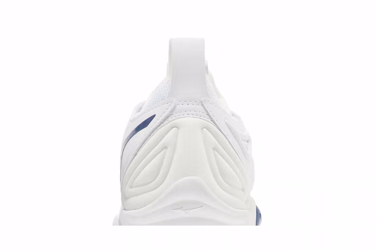 Mizuno Women's Wave Momentum 3 White Navy, view 8