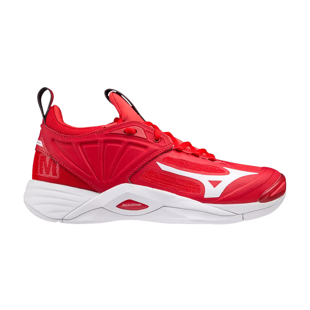 Mizuno Women's Wave Momentum 2 Red White