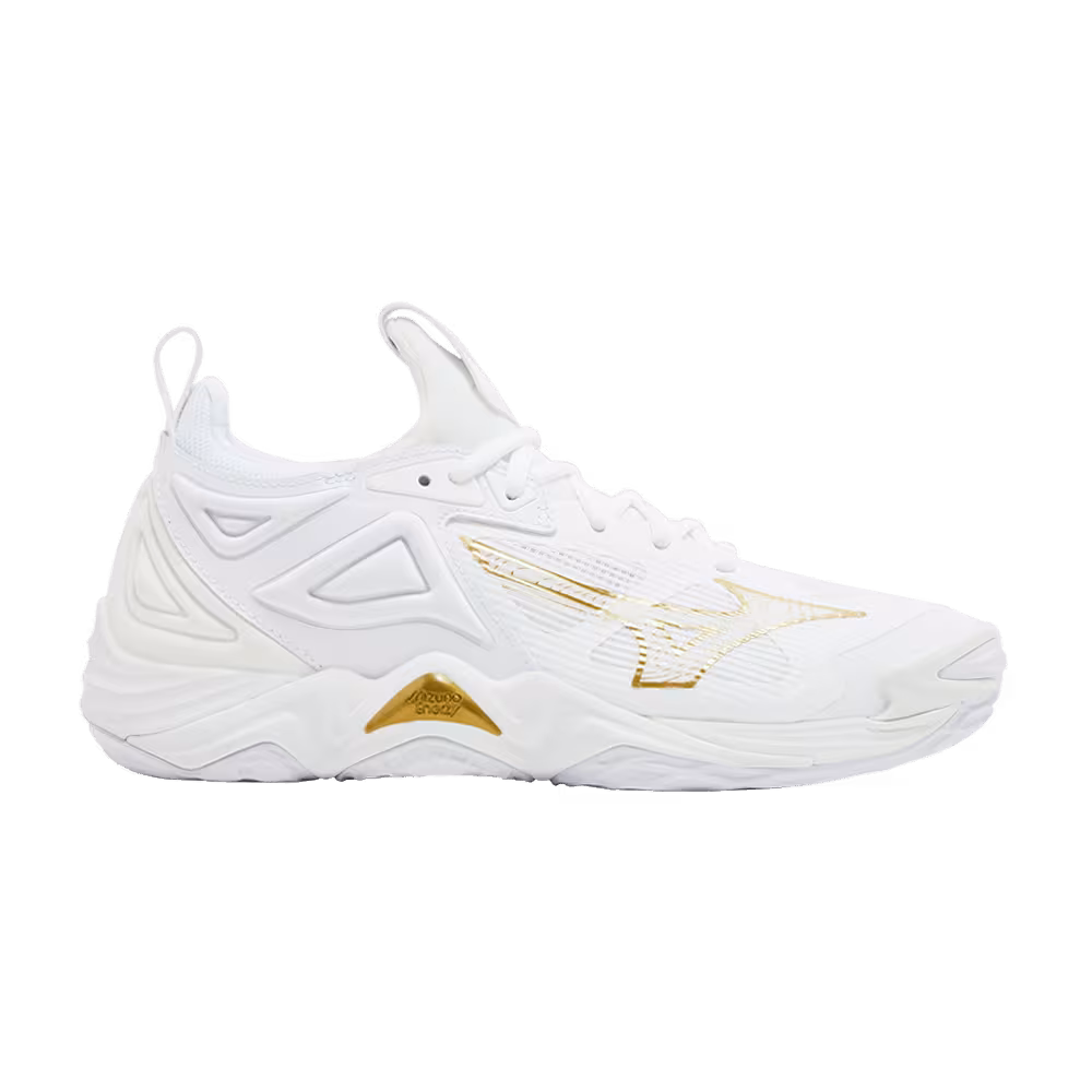 Mizuno Women's Wave Momentum 3 White Gold