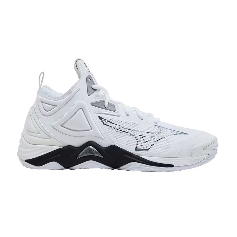 Mizuno Wave Momentum 3 Mid White Black