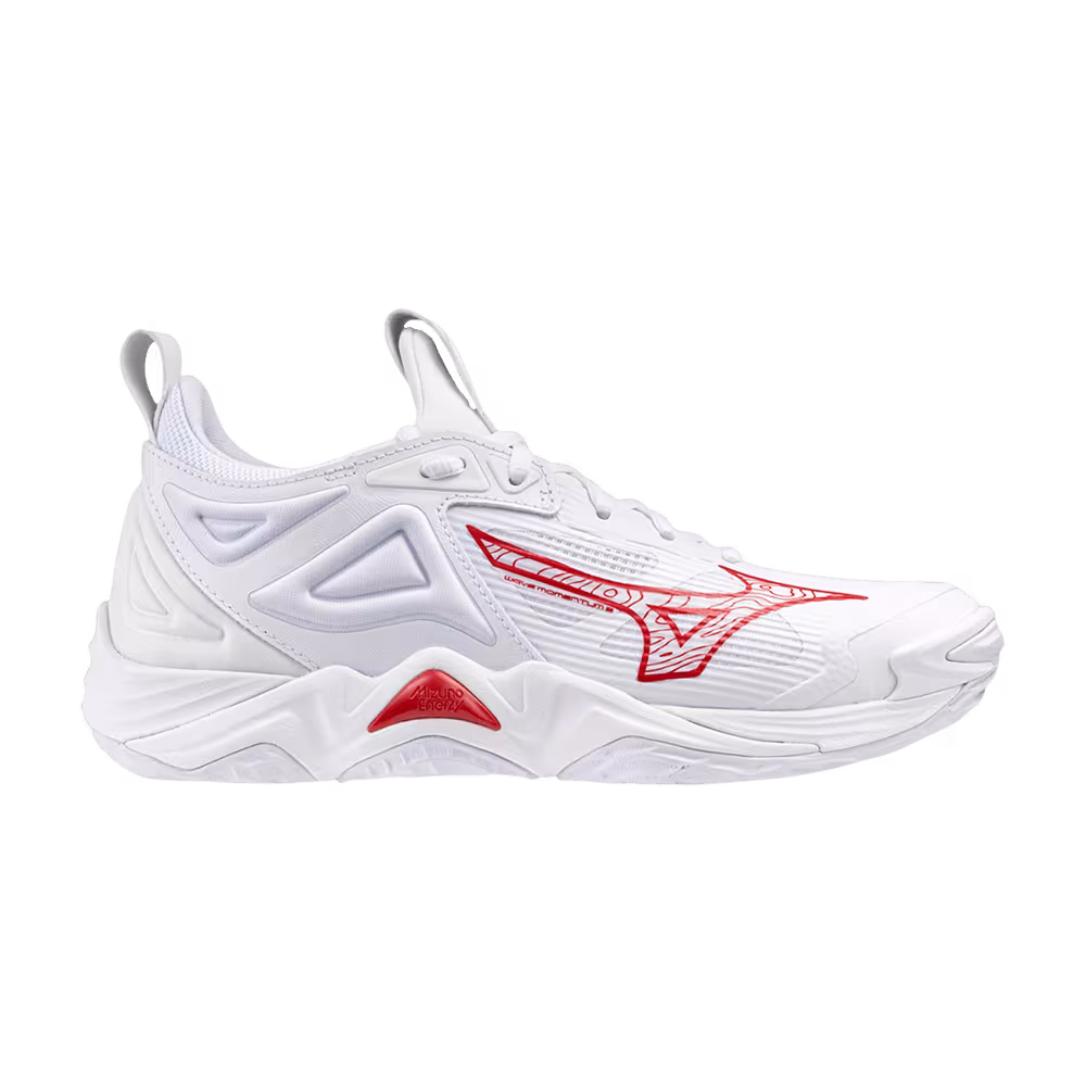 Mizuno Women's Wave Momentum 3 White Red