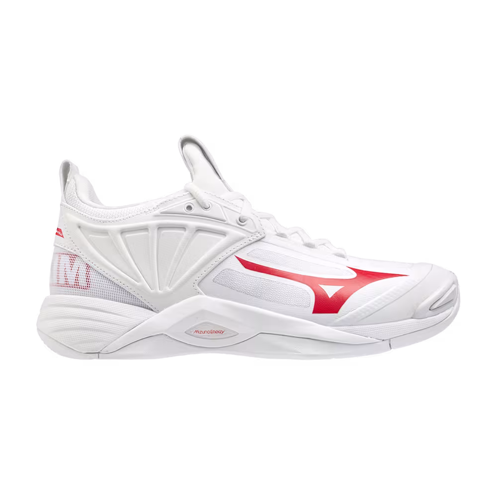 Mizuno Women's Wave Momentum 2 White Red
