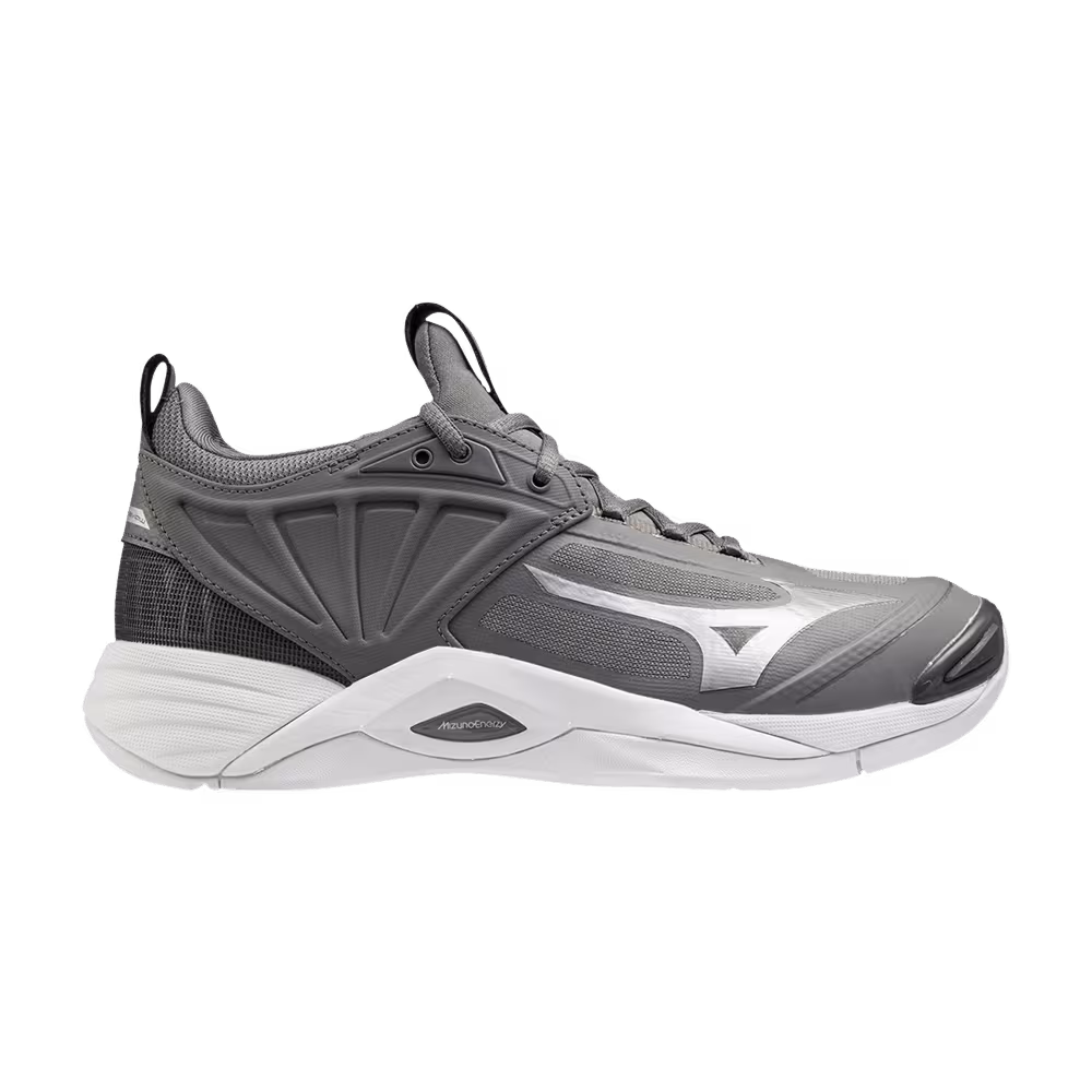 Mizuno Women's Wave Momentum 2 Grey White