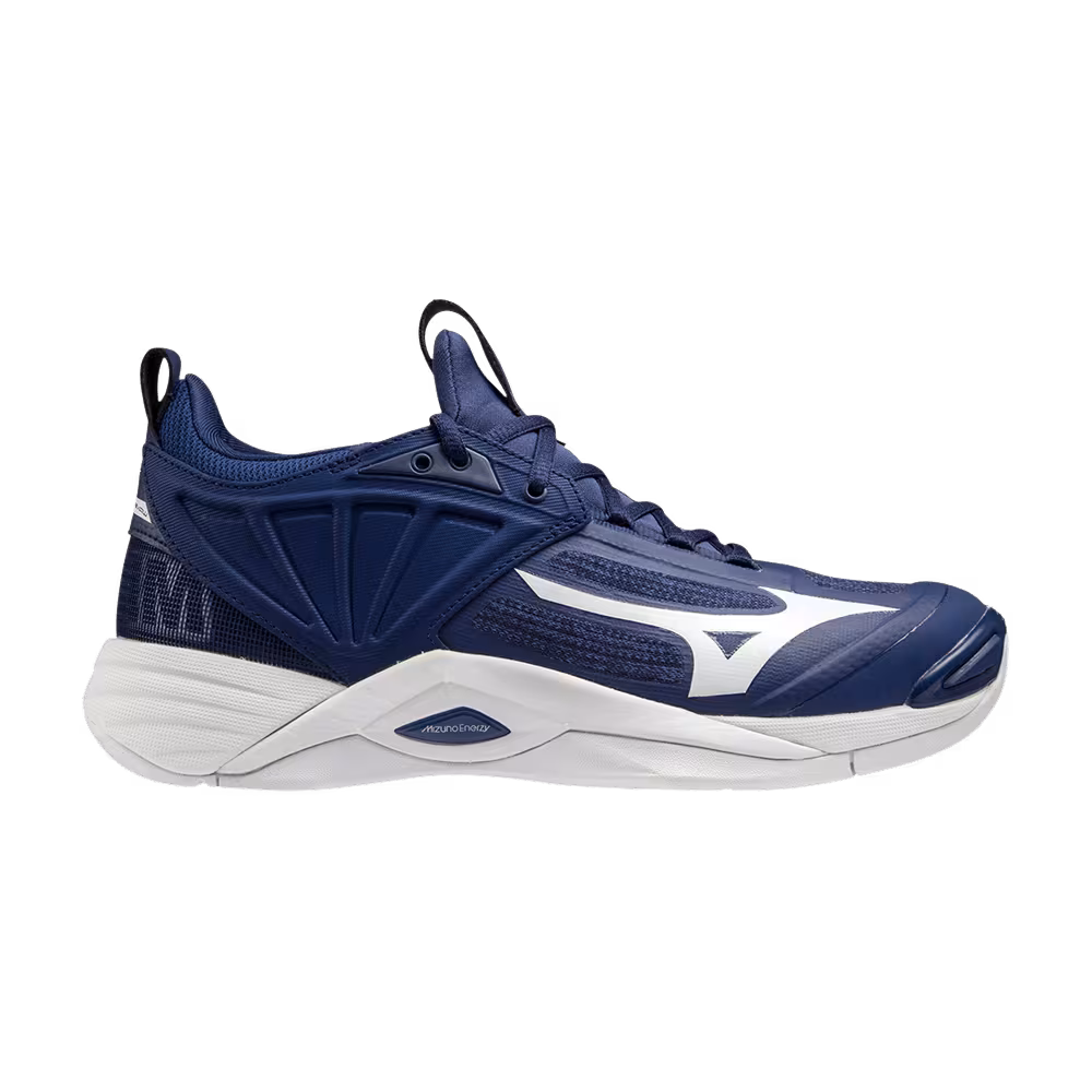 Mizuno Women's Wave Momentum 2 Navy White