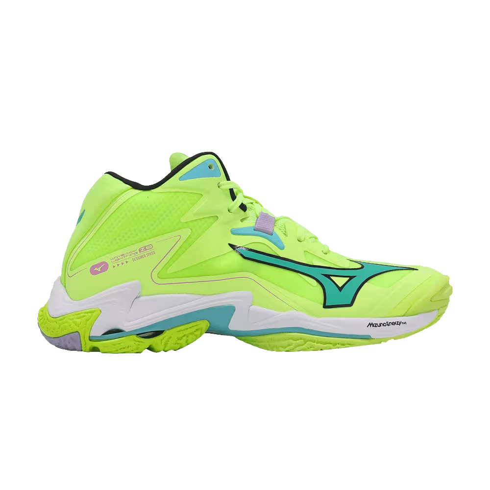 Mizuno Wave Lightning Z8 Mid Neo Lime Splish Splash