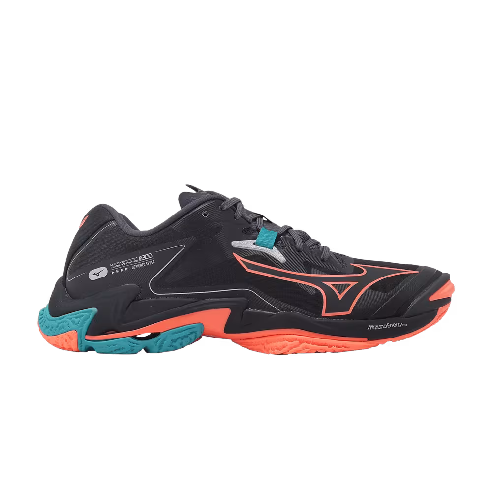 Mizuno Wave Lightning Z8 Black Neon Flame