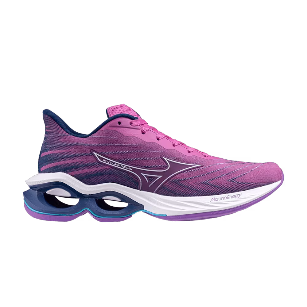 Mizuno Women's Wave Creation 25 SSW Rosebud Navy Peony