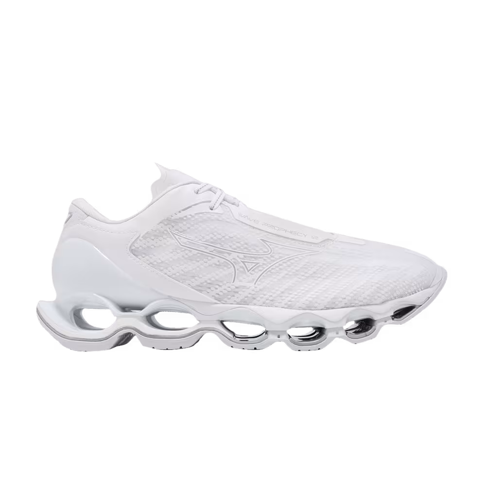 Mizuno Wave Prophecy 12 White Silver