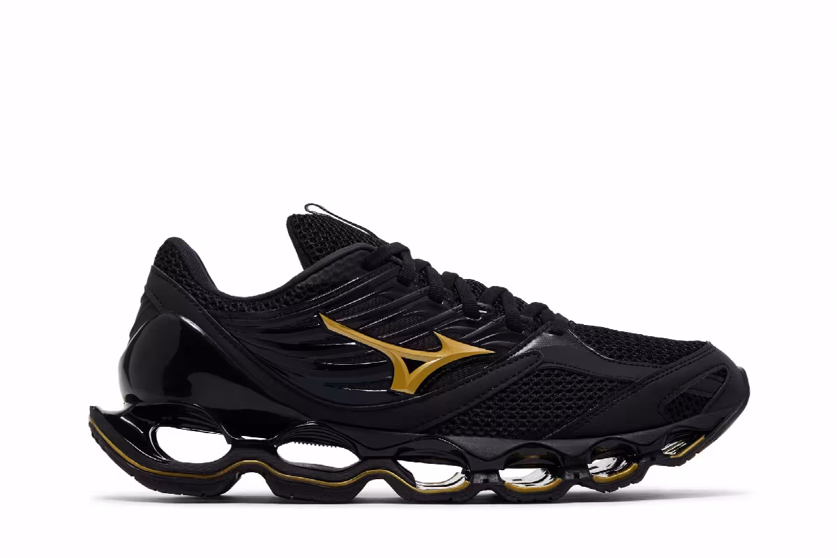 Mizuno Wave Prophecy 13 S Black Gold, view 2