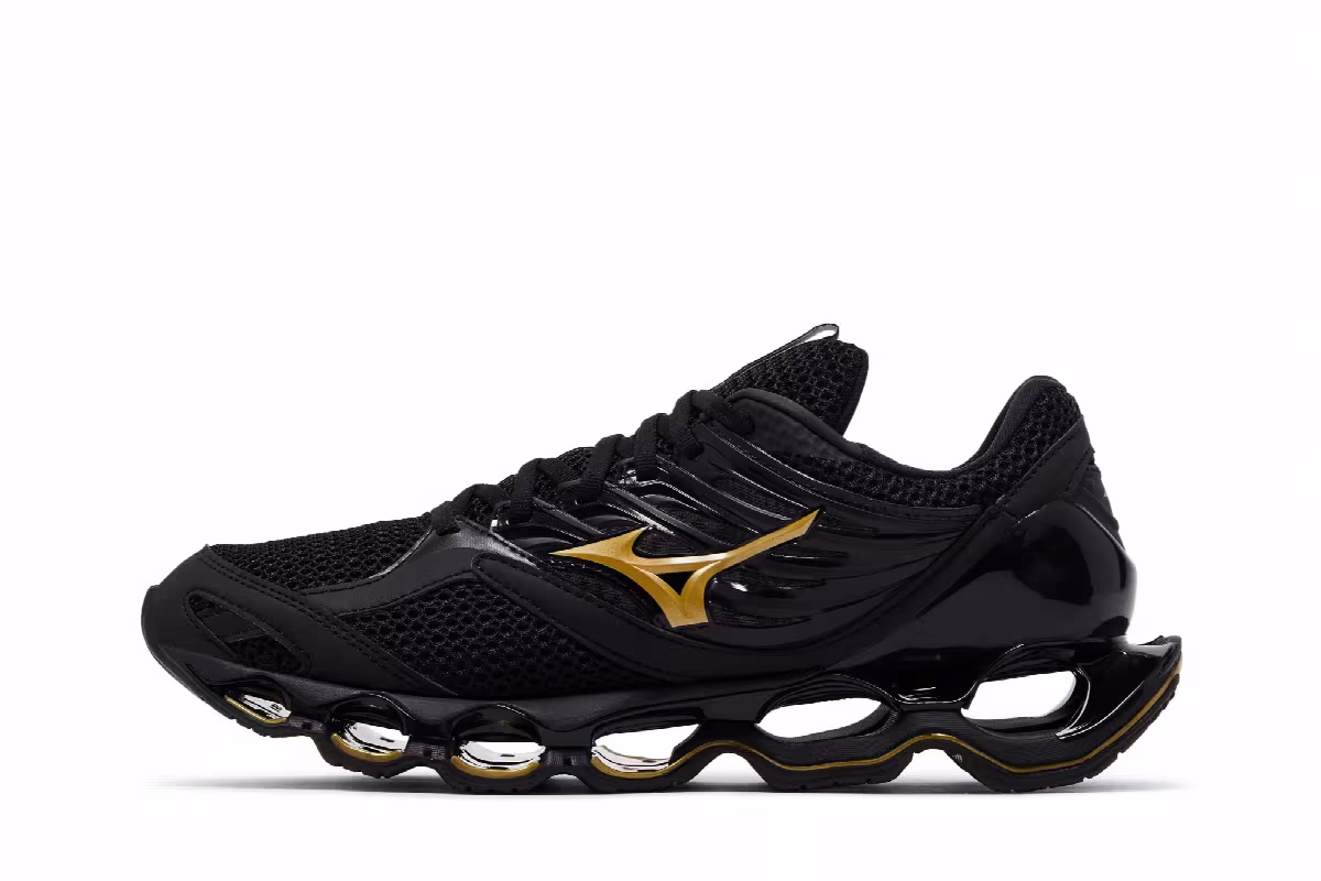 Mizuno Wave Prophecy 13 S Black Gold, view 4