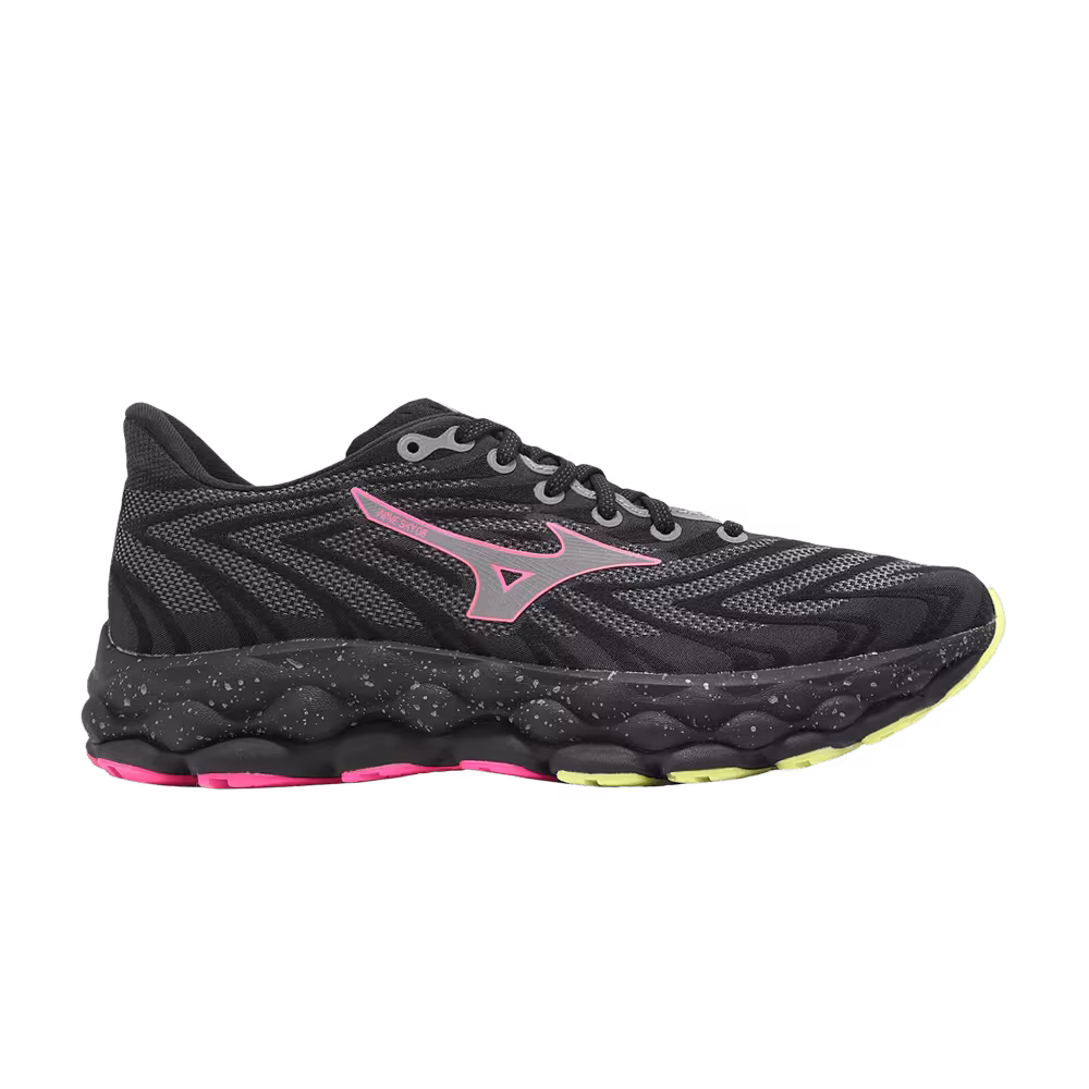Mizuno Wave Sky 8 Black Silver Pink Tetra