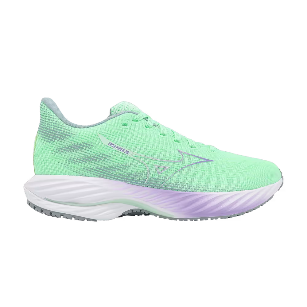 Mizuno Women's Wave Rider 28 Bay Paisley Purple