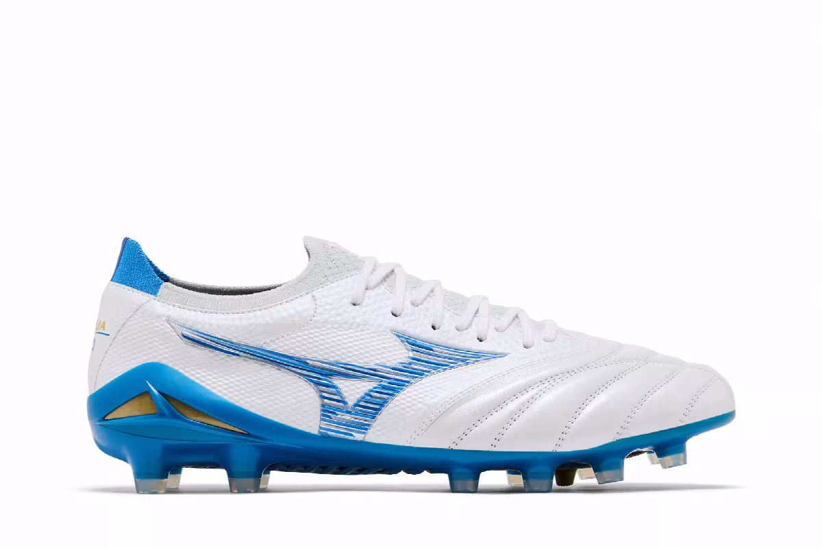 Mizuno Morelia Neo 4 Beta Japan White Mugen Blue, view 2