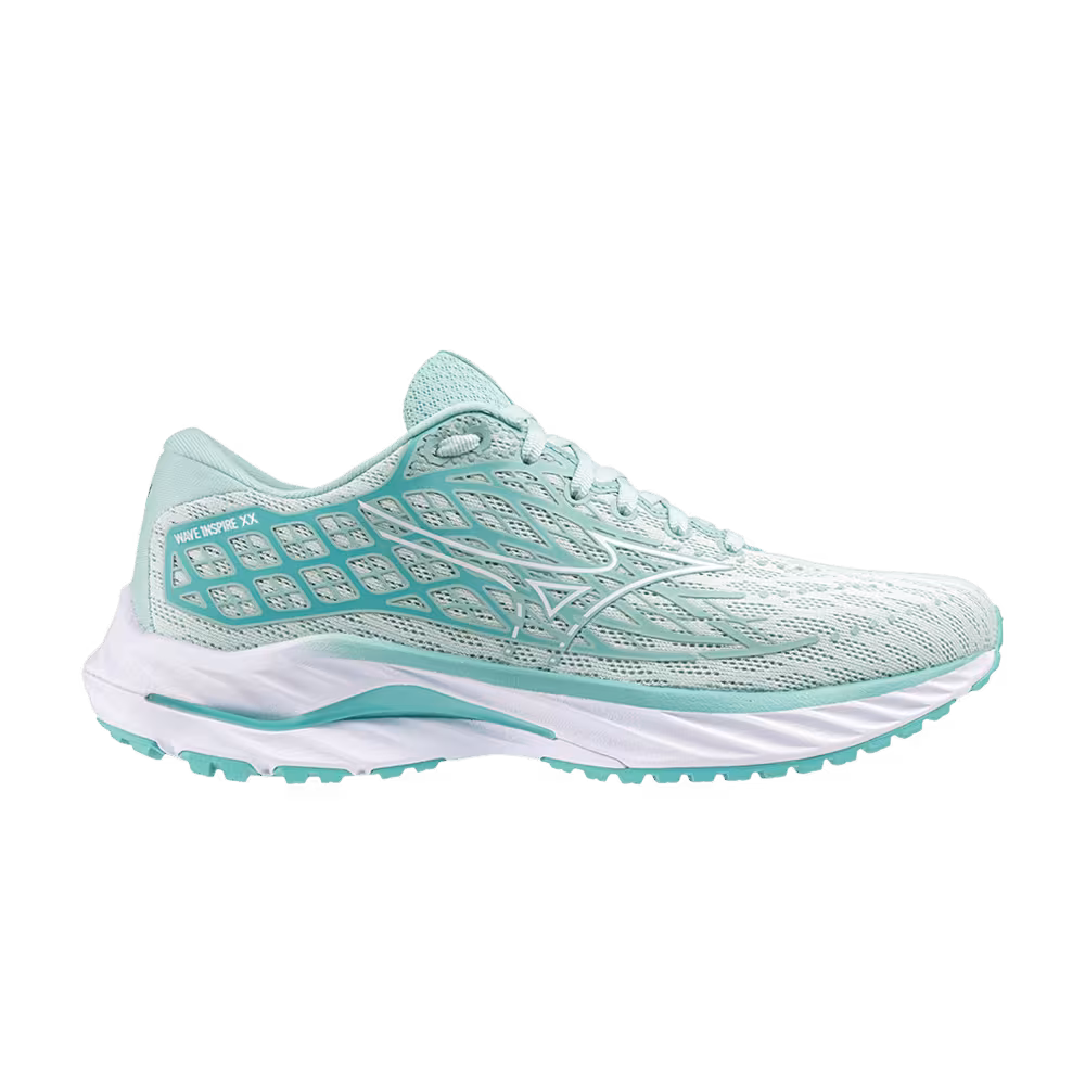Mizuno Women's Wave Inspire 20 Eggshell Blue White