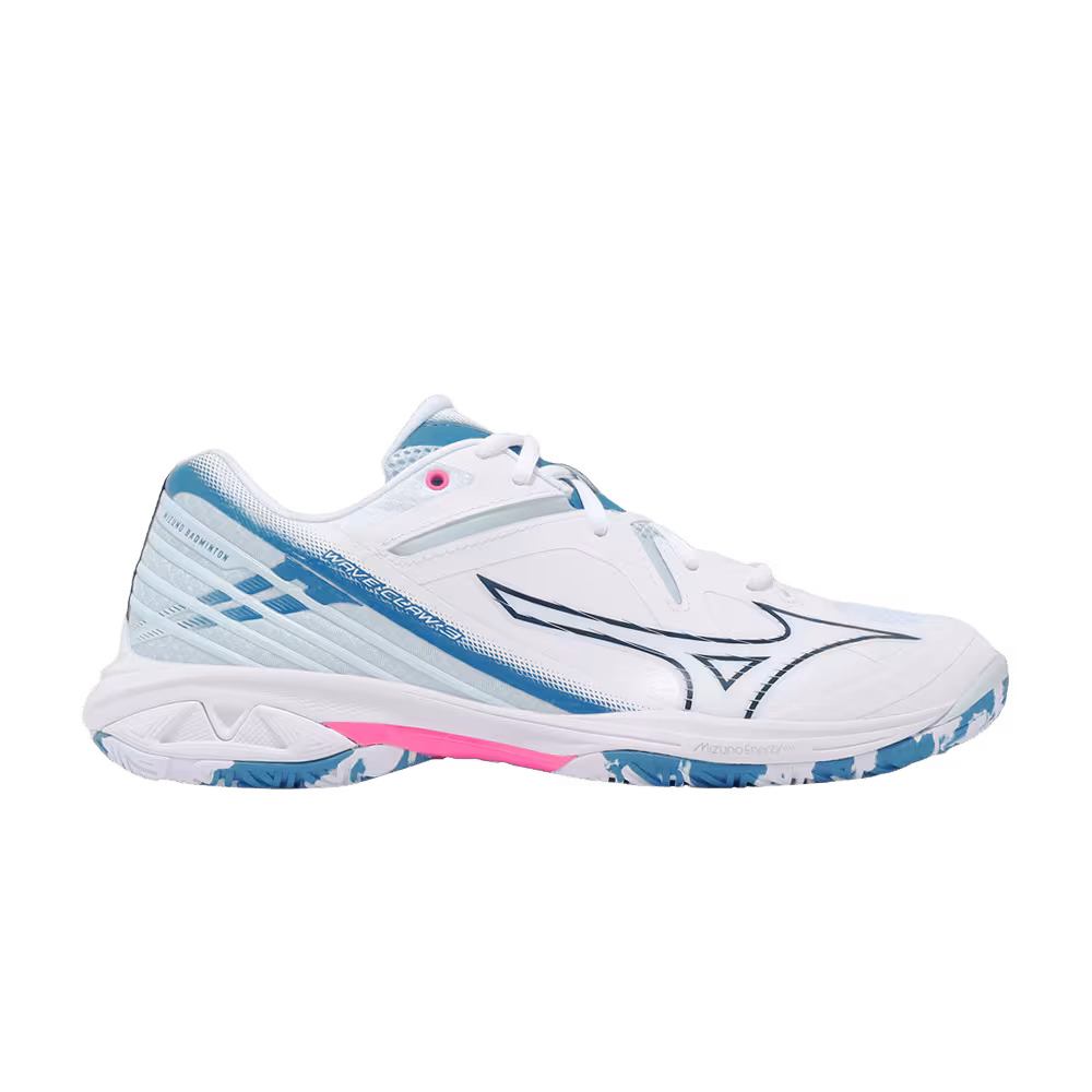 Mizuno Wave Claw 3 Wide White Sailor Blue