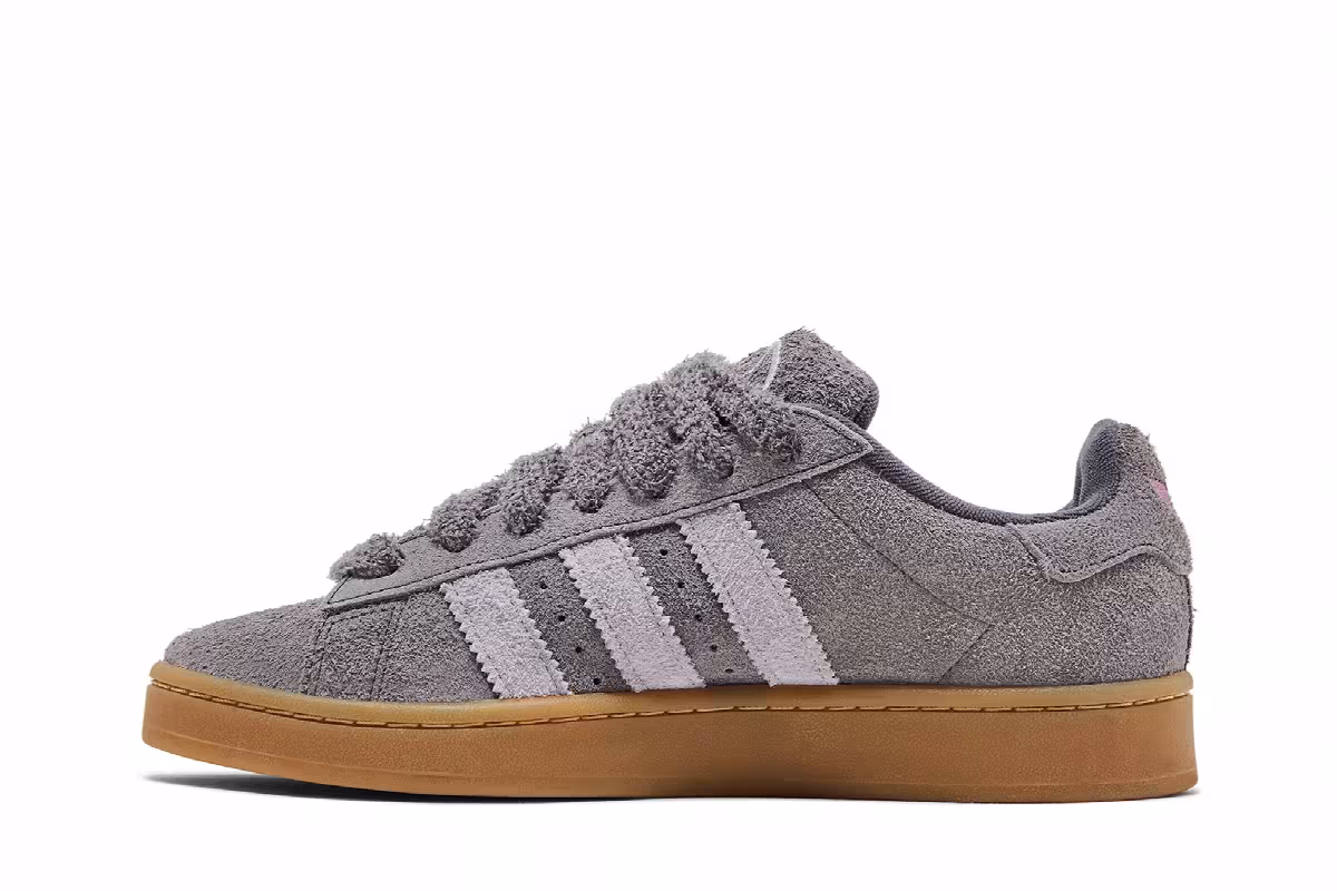 adidas Women's Campus 00s Trace Grey Preloved Purple, view 4