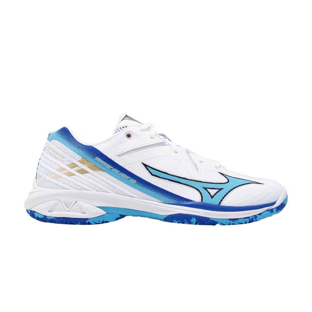 Mizuno Wave Claw 3 Wide White Pageant Blue