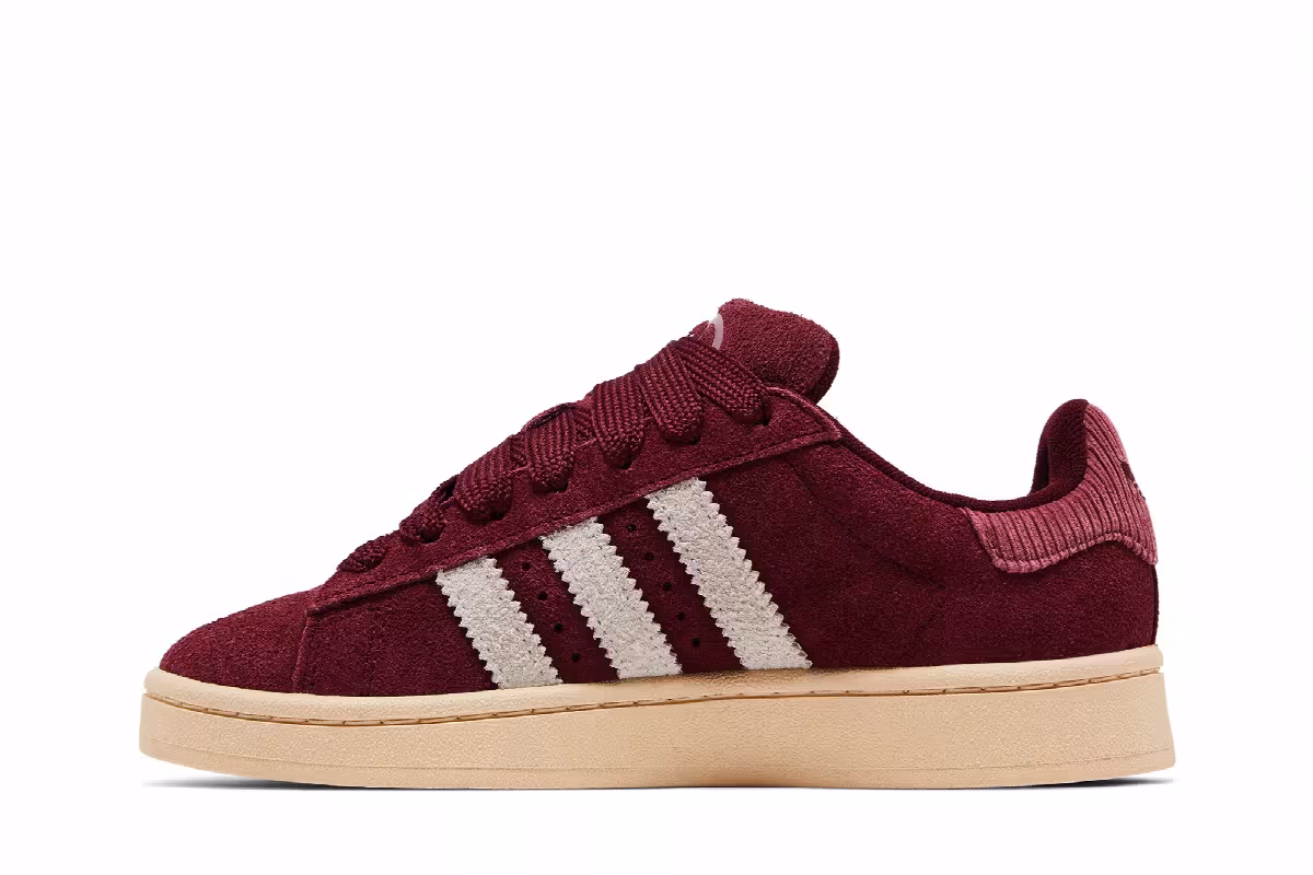 adidas Women's Campus 00s Shadow Red Off White, view 4