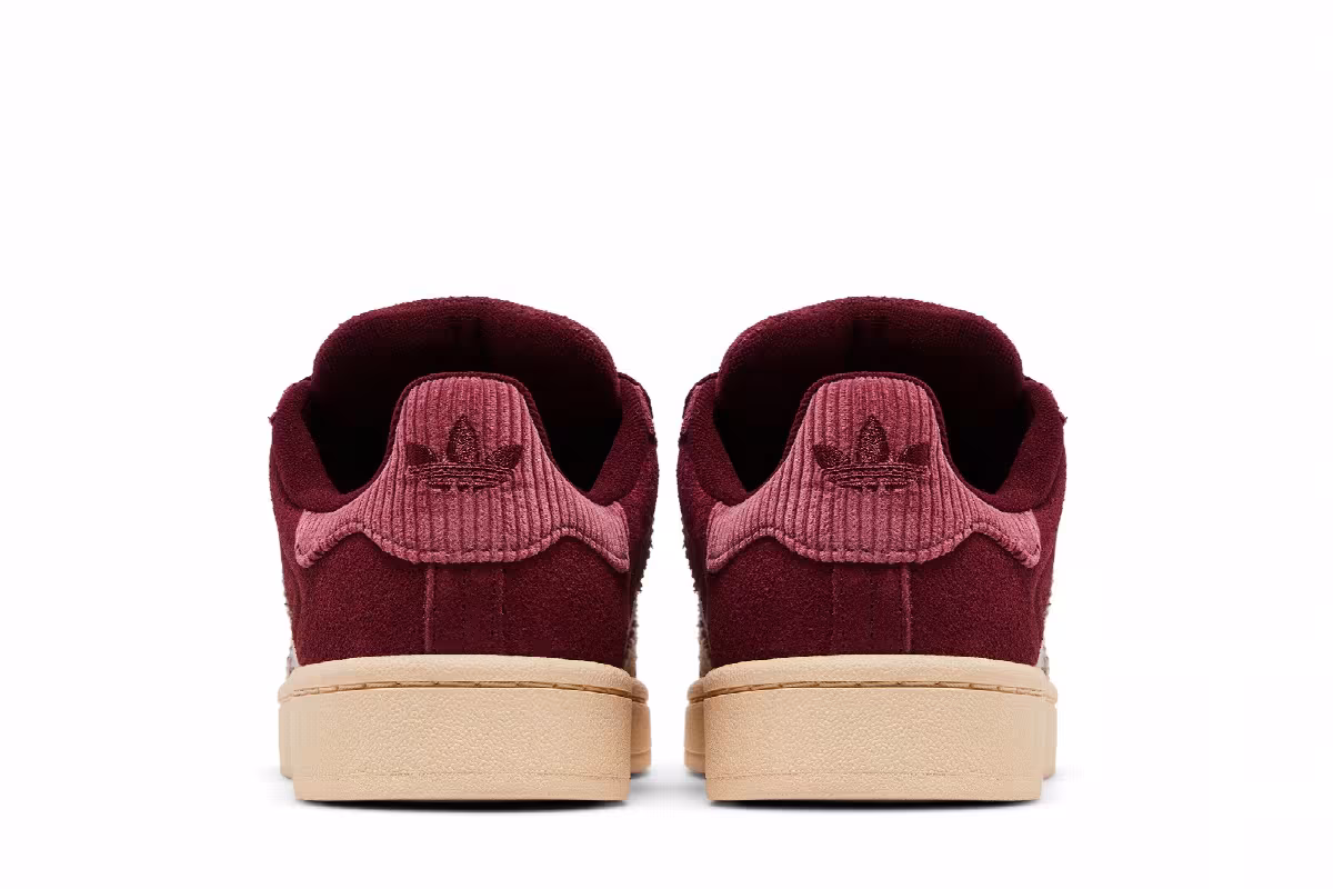 adidas Women's Campus 00s Shadow Red Off White, view 7