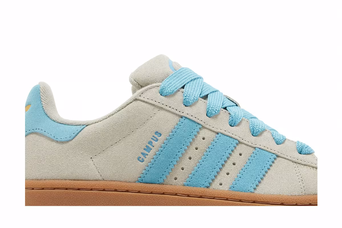 adidas Women's Campus Putty Grey Preloved Blue Gum, view 3