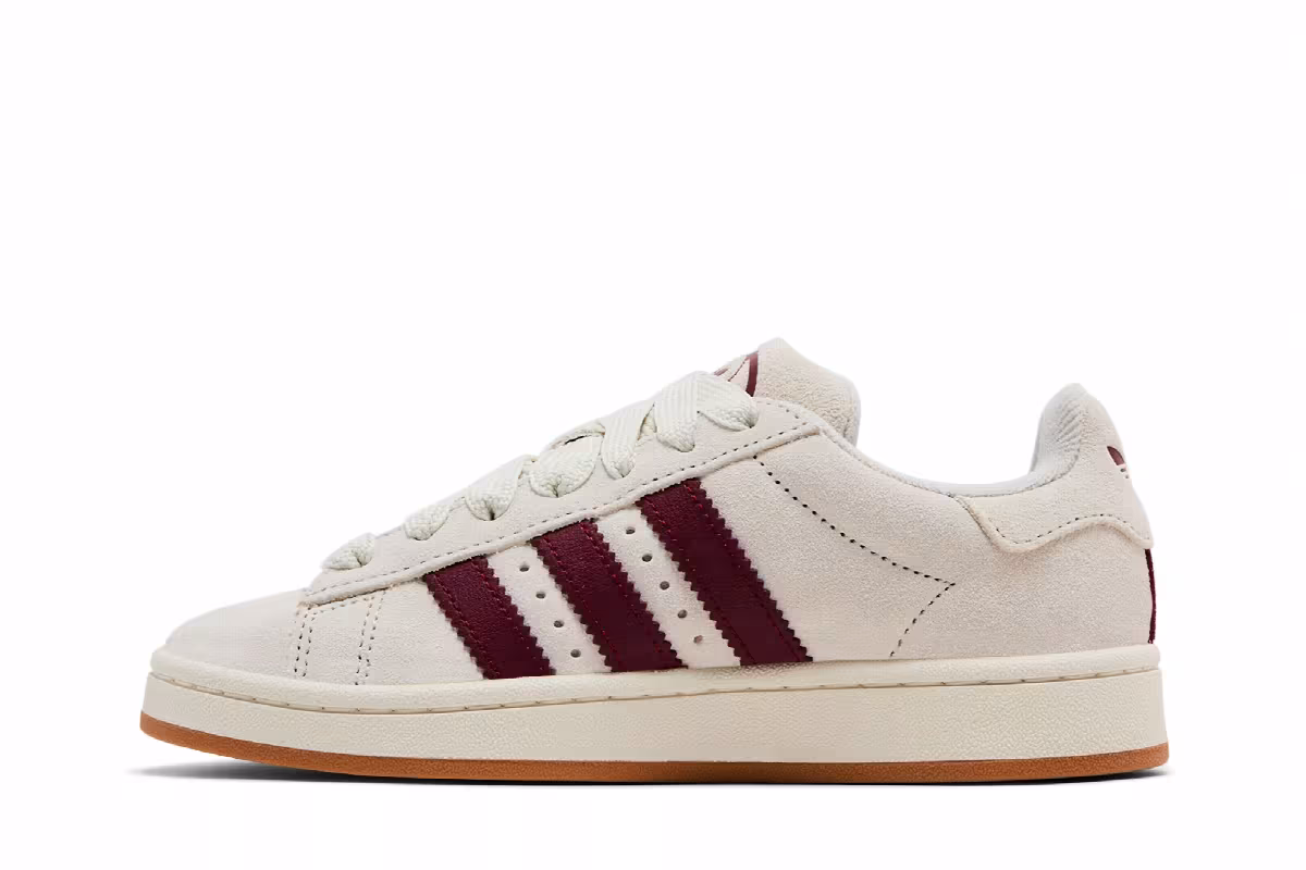 adidas Women's Campus 00s Orbit Grey Collegiate Burgundy, view 4