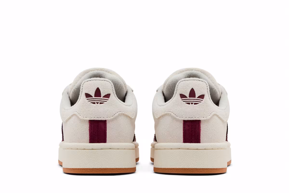 adidas Women's Campus 00s Orbit Grey Collegiate Burgundy, view 7