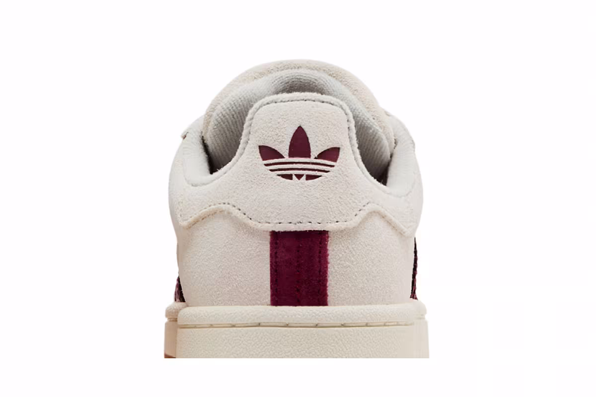 adidas Women's Campus 00s Orbit Grey Collegiate Burgundy, view 8