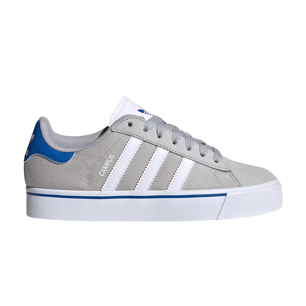 Adidas Campus Vulc J Grey White Blue