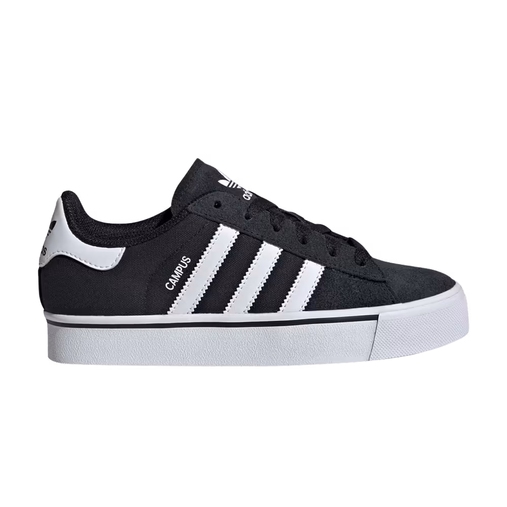 Adidas Campus Vulc J Black White