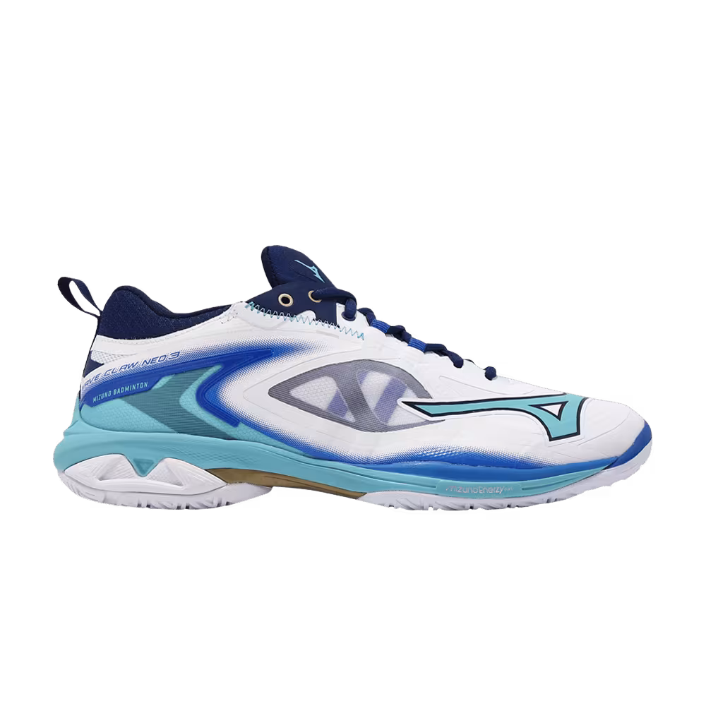 Mizuno Wave Claw Neo 3 Wide White Seasonal Blue