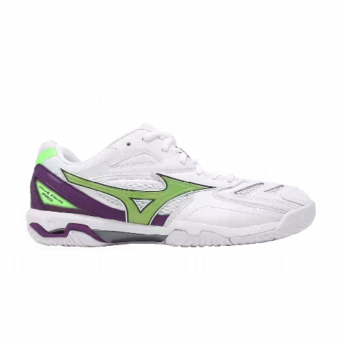 Mizuno Wave Fang Pro 'White Purple Green'