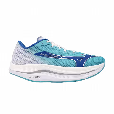 Mizuno Wave Rebellion Flash 2 'River Blue'