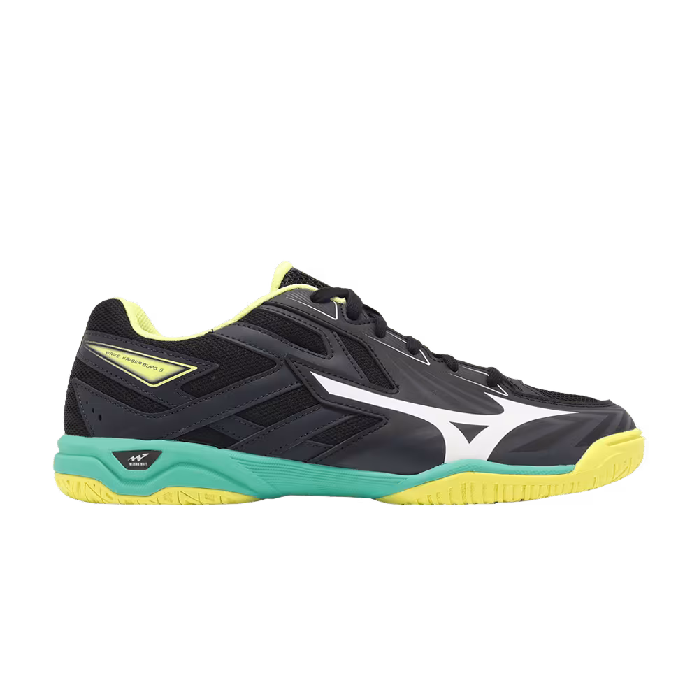 Mizuno Wave Kaiserburg 8 Wide Black White Lime