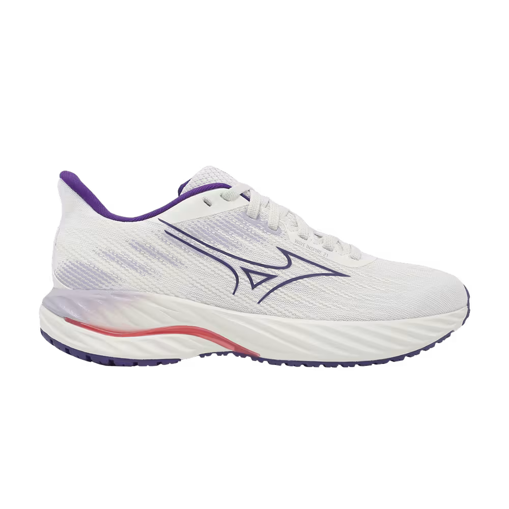 Mizuno Women's Wave Inspire 21 Snow White Vintage Indigo