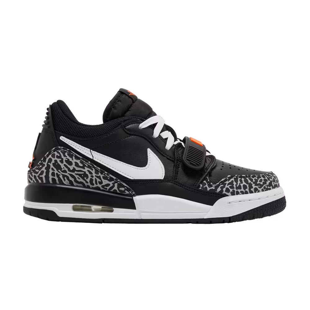 Air Jordan Legacy 312 Low GS Black White Safety Orange