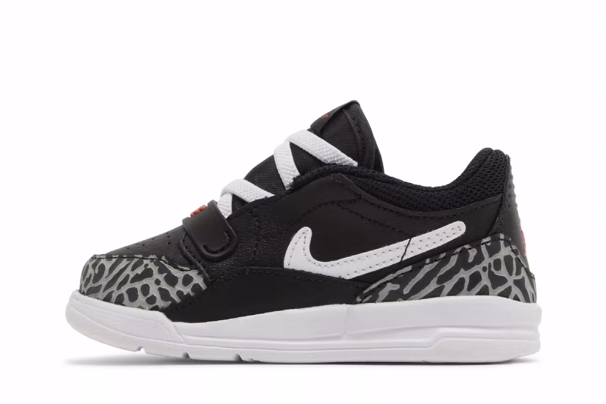 Air Jordan Legacy 312 Low TD Black White Safety Orange, view 4